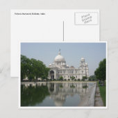 Victoria-Denkmal Reflexion Postkarte (Vorne/Hinten)