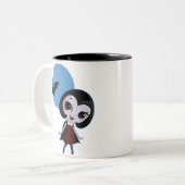 Victoria der Vampir Zweifarbige Tasse (Vorderseite Links)
