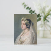 Victoria die Bride Postkarte (Stehend Vorderseite)