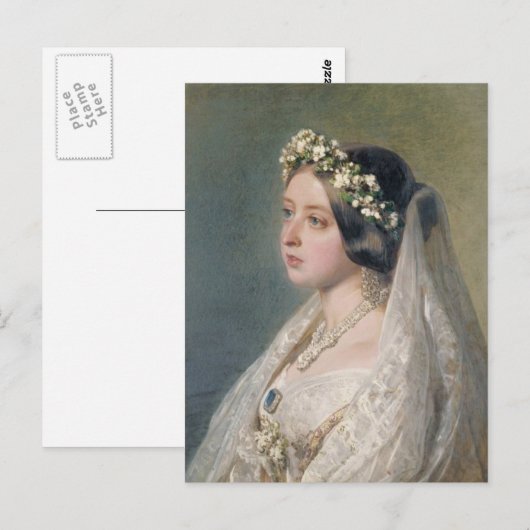 Victoria die Bride Postkarte (Vorne/Hinten)
