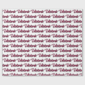 Victoria fade pink personalisiertes Geschenkpapier (Flach)