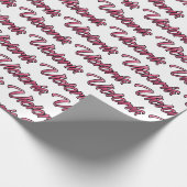 Victoria fade pink personalisiertes Geschenkpapier (Ecke)