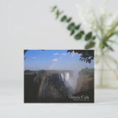Victoria Fall 1 Postkarte (Stehend Vorderseite)