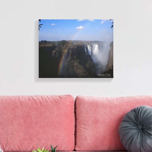 Victoria Fall 2 Leinwanddruck (Insitu (Wohnzimmer))