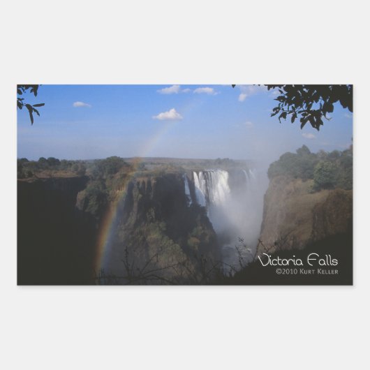 Victoria Fall 2 Rechteckiger Aufkleber (Vorderseite)