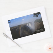 Victoria Fall 2 Rechteckiger Aufkleber (Umschlag)