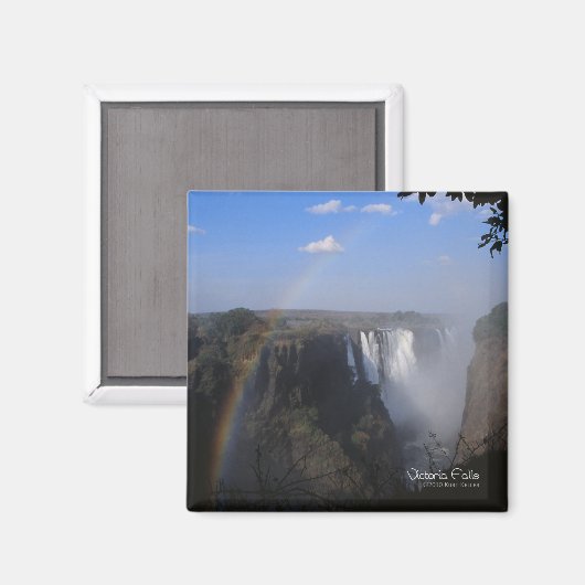 Victoria Falls 2 Magnet (Vorderseite/Rückseite)