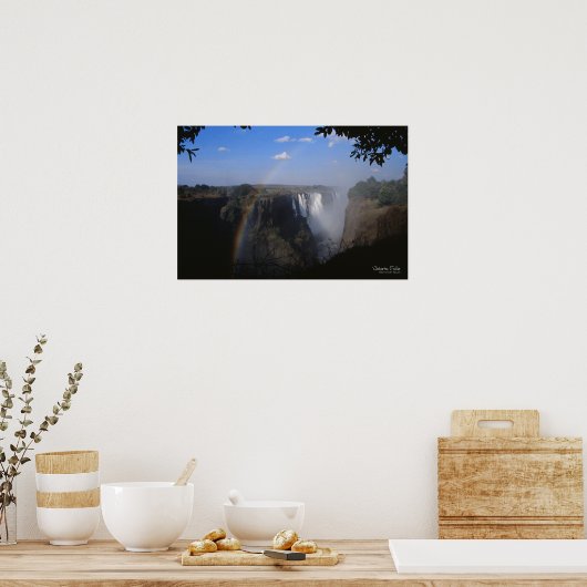 Victoria Falls 2 Poster (Küche)