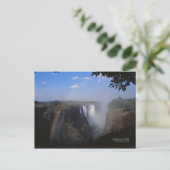 Victoria Falls 2 Postkarte (Stehend Vorderseite)