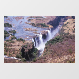 Victoria Falls aerial view - Simbabwe, Afrika Fensteraufkleber