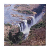 Victoria Falls aerial view - Simbabwe, Afrika Fliese (Vorderseite)