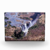 Victoria Falls aerial view - Simbabwe, Afrika Fotoblock (Vorderseite)