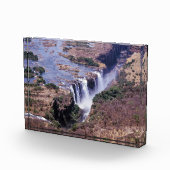 Victoria Falls aerial view - Simbabwe, Afrika Fotoblock (Rechts)