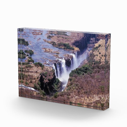 Victoria Falls aerial view - Simbabwe, Afrika Fotoblock (Rechts)