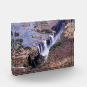 Victoria Falls aerial view - Simbabwe, Afrika Fotoblock (Links)