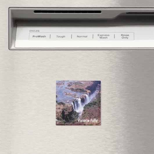 Victoria Falls aerial view - Simbabwe, Afrika Magnet (In Situ (Geschirrspüler))