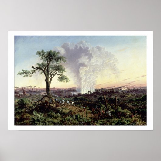 Victoria Falls at Sunrise, with 'The Smoke' oder ' Poster (Vorne)
