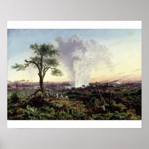 Victoria Falls at Sunrise, with 'The Smoke' oder ' Poster