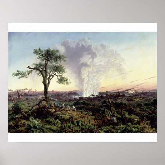 Victoria Falls at Sunrise, with 'The Smoke' oder ' Poster (Vorne)