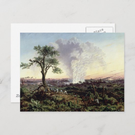 Victoria Falls at Sunrise, with 'The Smoke' oder ' Postkarte (Vorne/Hinten)