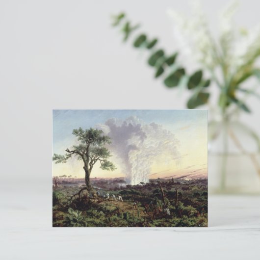 Victoria Falls at Sunrise, with 'The Smoke' oder ' Postkarte (Stehend Vorderseite)