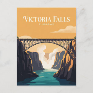 Victoria Falls Brücke Simbabwe Postkarte