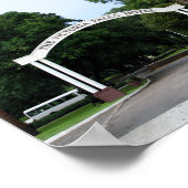 Victoria Falls Hotel Eingang 10 x 8 cm Poster (Ecke)