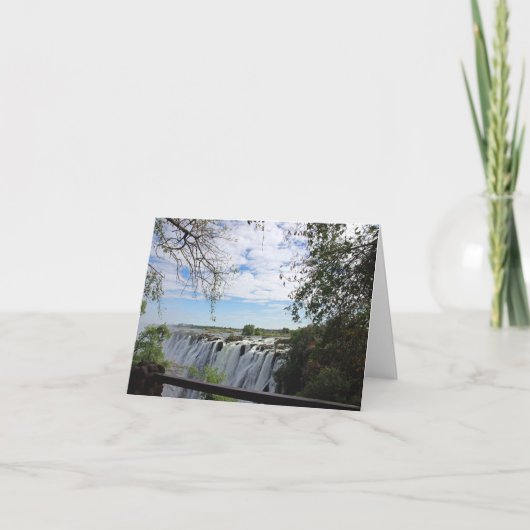 Victoria Falls Karte (Vorderseite)