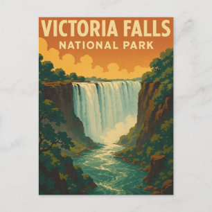 Victoria Falls National Park Abaway Postkarte