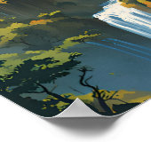 Victoria Falls National Park Traveler Poster (Ecke)