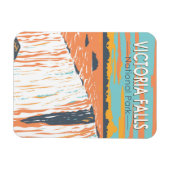 Victoria Falls National Park Vintage Magnet (Horizontal)