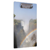 Victoria Falls Rainbow Waterfall Foto Klemmbrett (Rechts)