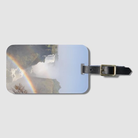 Victoria Falls Rainbow Waterfall Gepäckanhänger (Vorderseite (Horizontal))