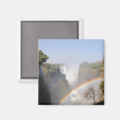 Victoria Falls Rainbow Waterfall Magnet (Vorderseite/Rückseite)