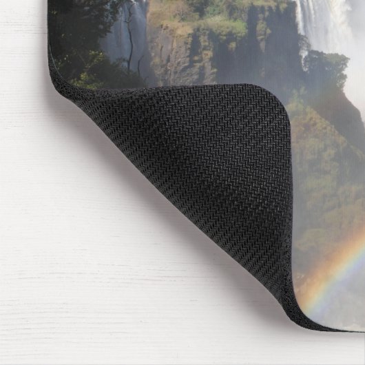 Victoria Falls Rainbow Waterfall Mousepad (Ecke)