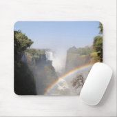 Victoria Falls Rainbow Waterfall Mousepad (Mit Mouse)