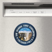 Victoria Falls (rd) Magnet (In Situ (Geschirrspüler))