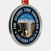 Victoria Falls (rd) Ornament Aus Metall (Rechts)