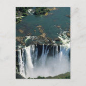 Victoria Falls, Sambia bis Simbabwe. Das Postkarte (Vorderseite)
