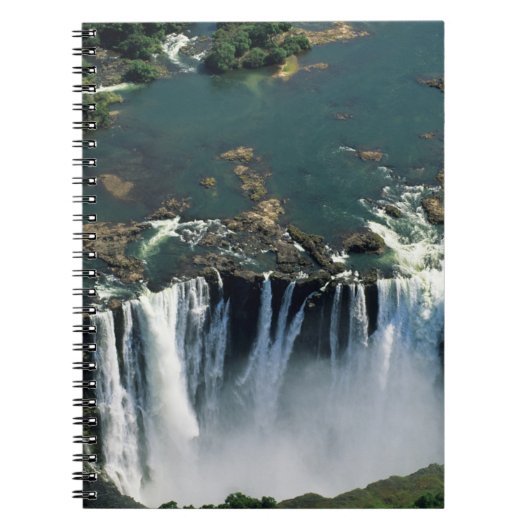 Victoria Falls, Sambia bis zur Grenze zu Simbabwe. Notizblock (Vorderseite)