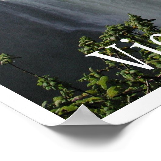 Victoria Falls, Sambia, Simbabwe Poster (Ecke)