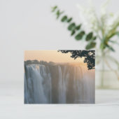Victoria Falls, Simbabwe, Afrika Postkarte (Stehend Vorderseite)