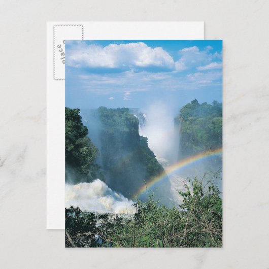 Victoria Falls, Simbabwe Postkarte (Vorne/Hinten)