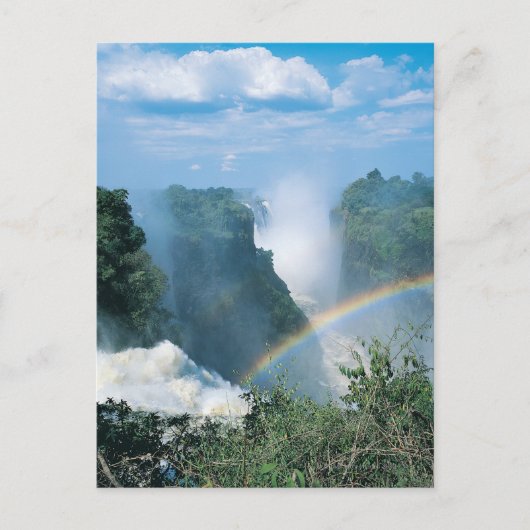 Victoria Falls, Simbabwe Postkarte (Vorderseite)