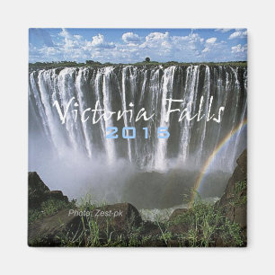 Victoria Falls Souvenir Kühlschrankmagnet Change Y