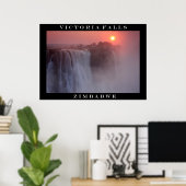 Victoria Falls Sunrise Poster (Heimbüro)