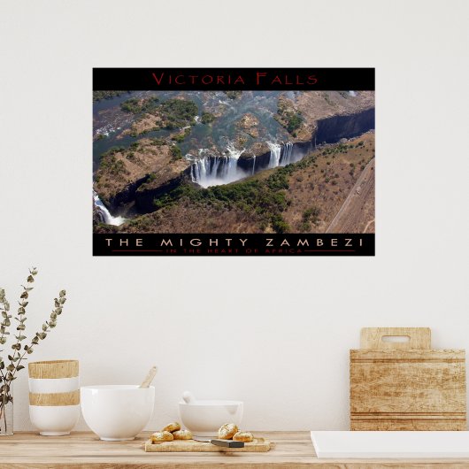 Victoria Falls (v2) Poster (Küche)