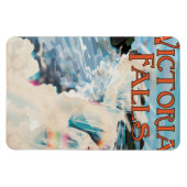 Victoria Falls Vintage Reiseposter Magnet (Horizontal)