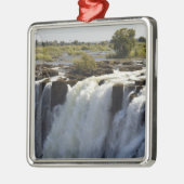 Victoria Falls, Zambesi River, Sambia.2 Silbernes Ornament (Links)
