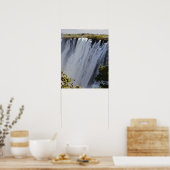 Victoria Falls, Zambesi River, Sambia. Poster (Küche)